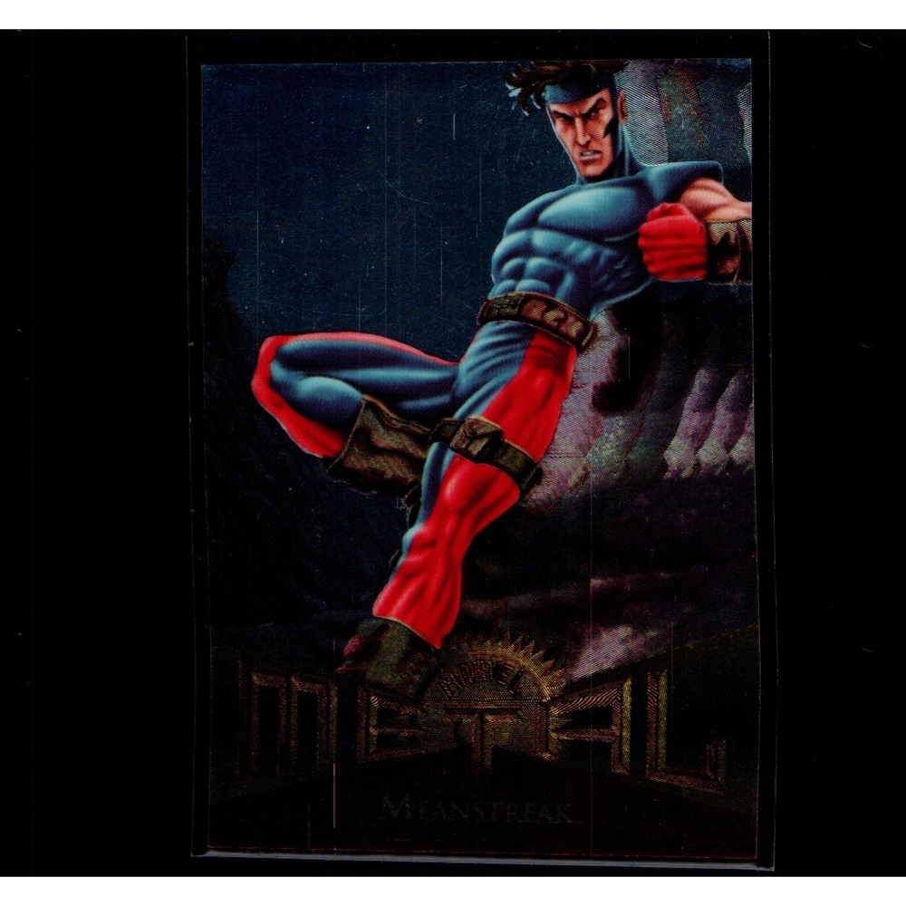 1995 Fleer Marvel Metal Meanstreak #49